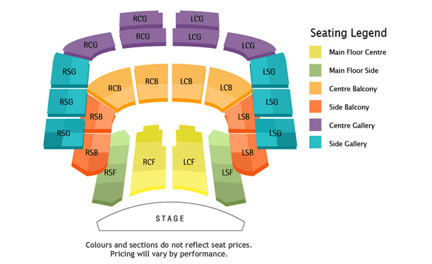 Massey Hall Seating Chart Detailed